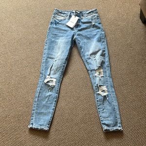 Ceros size 24 mid rise ankle skinny jeans blue jeans